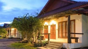 Front of property – evening/night