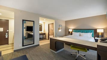 Studio | Pillow-top beds, in-room safe, desk, iron/ironing board