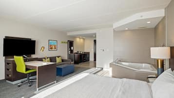 Suite, 1 cama de matrimonio grande, no fumadores | Colchones con acolchado adicional, caja fuerte, escritorio