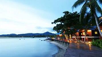 Front of property – evening/night