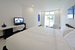 Junior Studio, 1 King Bed, Ocean View | In-room safe, laptop workspace, blackout drapes, iron/ironing board - Millennium Resort & Spa (Cabarete)