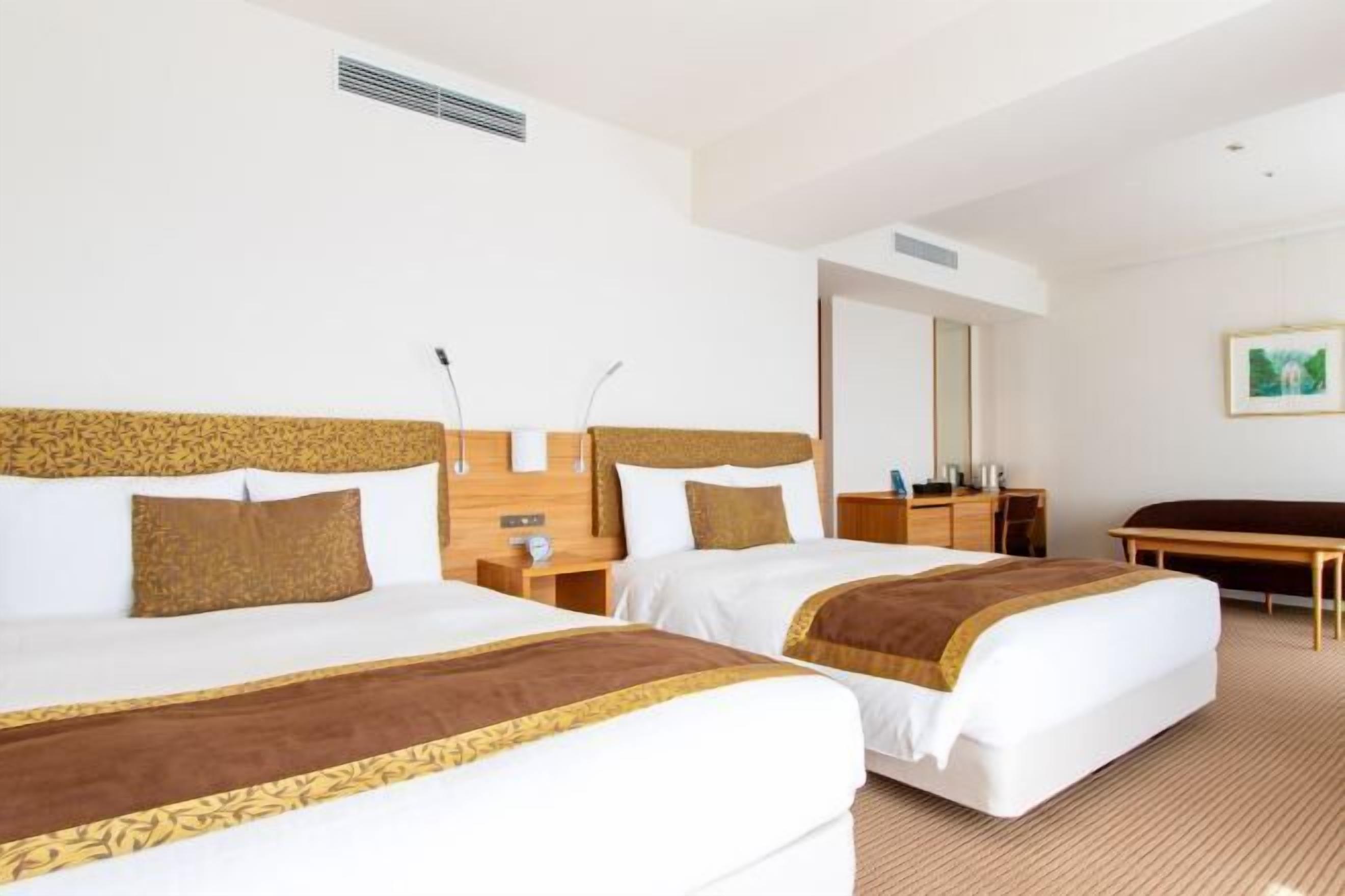 Premium bedding, down comforters, memory foam beds, in-room safe