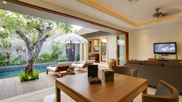 Villa, 1 camera da letto, piscina privata | Vista dalla camera