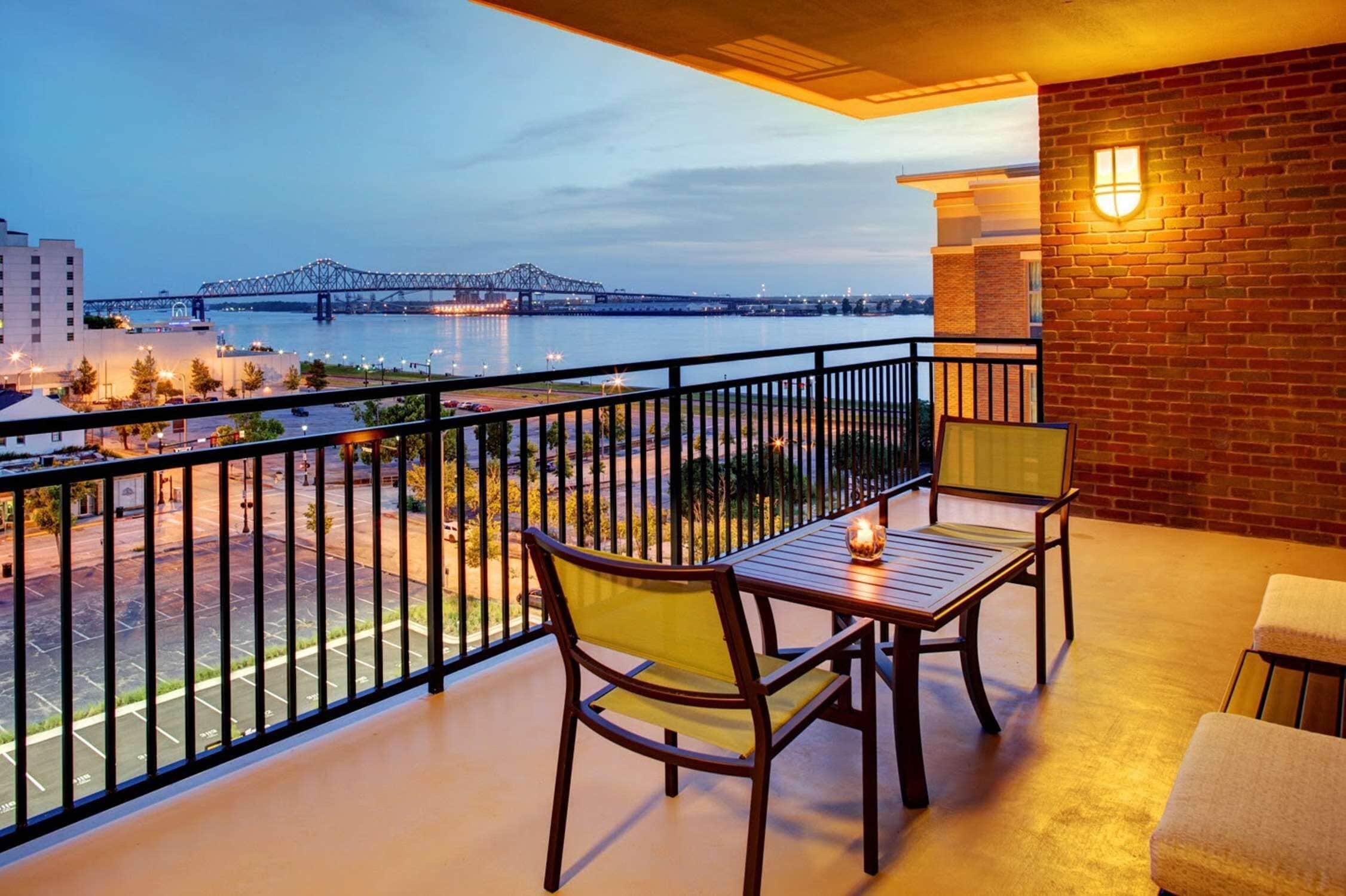 studio, 1 king bed, balcony, river view | view from room