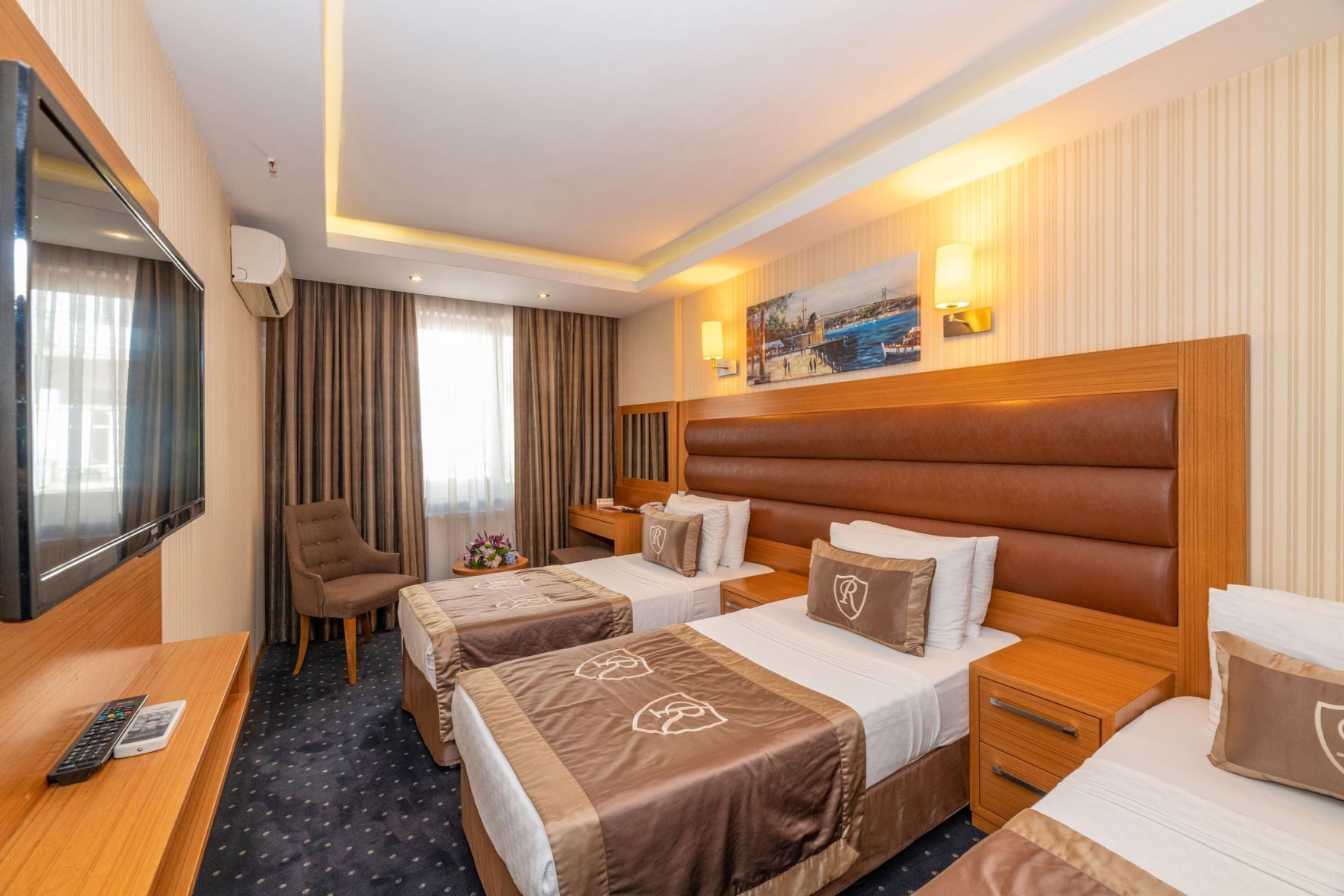 Premium bedding, minibar, in-room safe, desk