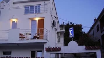 Front of property – evening/night