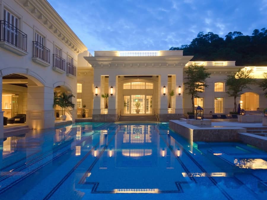 Indoor pool, outdoor pool, open 3:00 PM to 10:00 PM, pool umbrellas