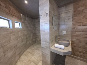 Tent (Site, no Tent provided) | Bathroom | Shower, toilet paper - Sossus Oasis Camp Site (Sesriem)
