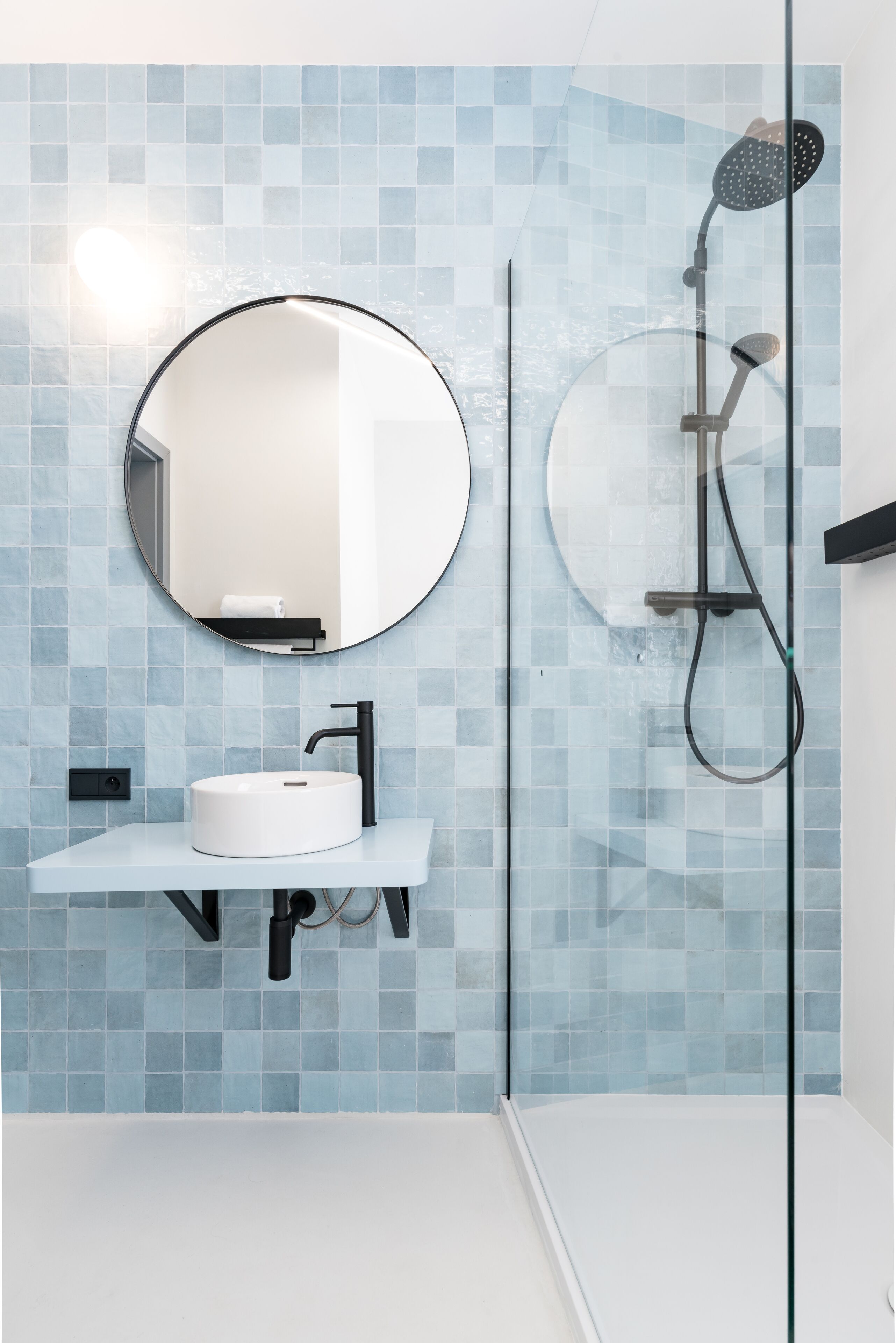 superior double room | bathroom | hair dryer, bathrobes, slippers, towels