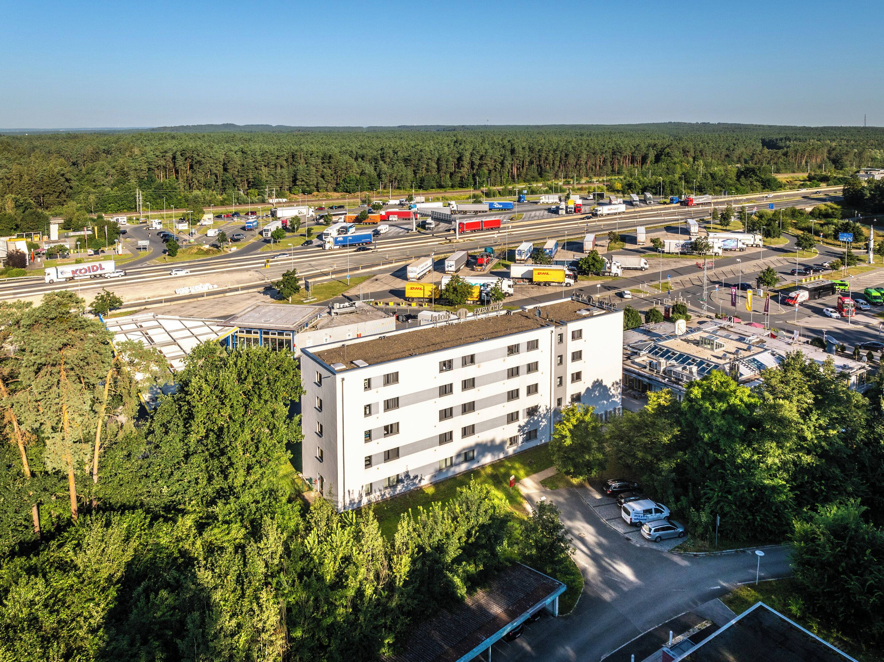 Utsikt fra overnattingsstedet