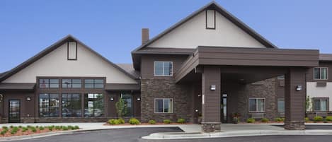 Façana frontal de l'allotjament