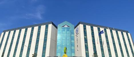 Voorkant van accommodatie