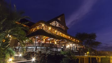 Front of property – evening/night