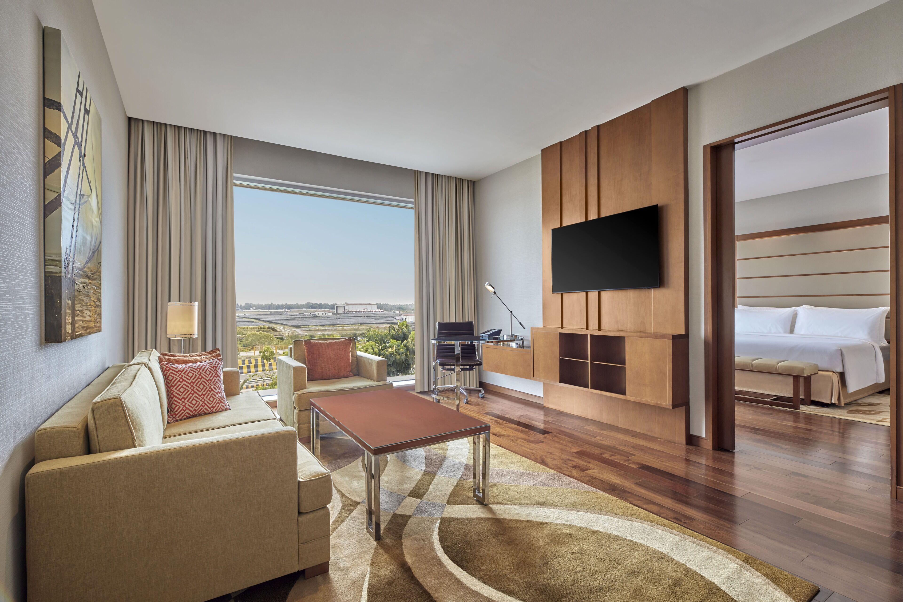 Executive-Suite, 1 Schlafzimmer | Wohnbereich