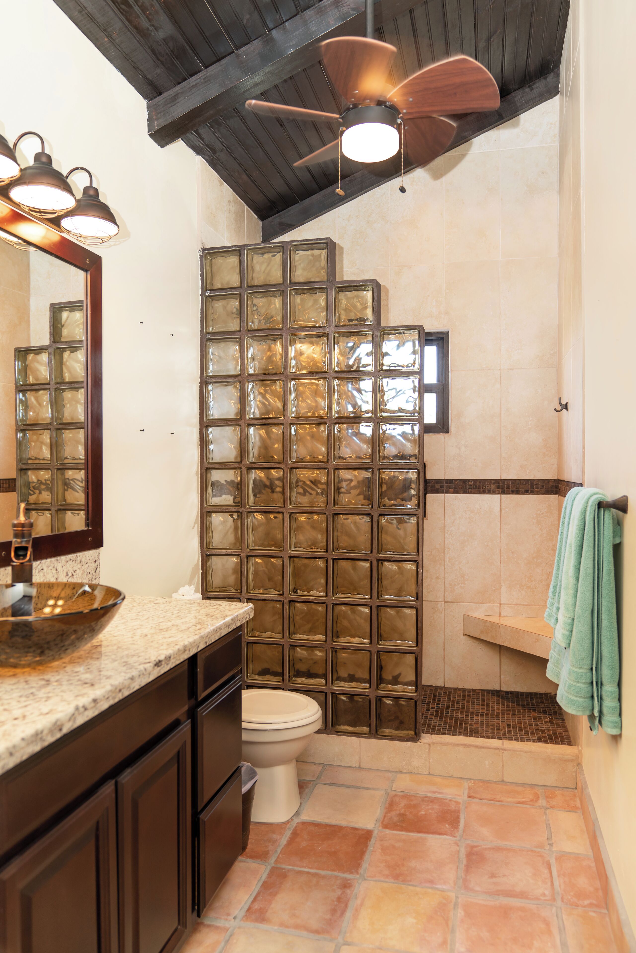 family villa, 2 bedrooms, garden view, garden area | bathroom | shower, free toiletries, hair dryer, towels