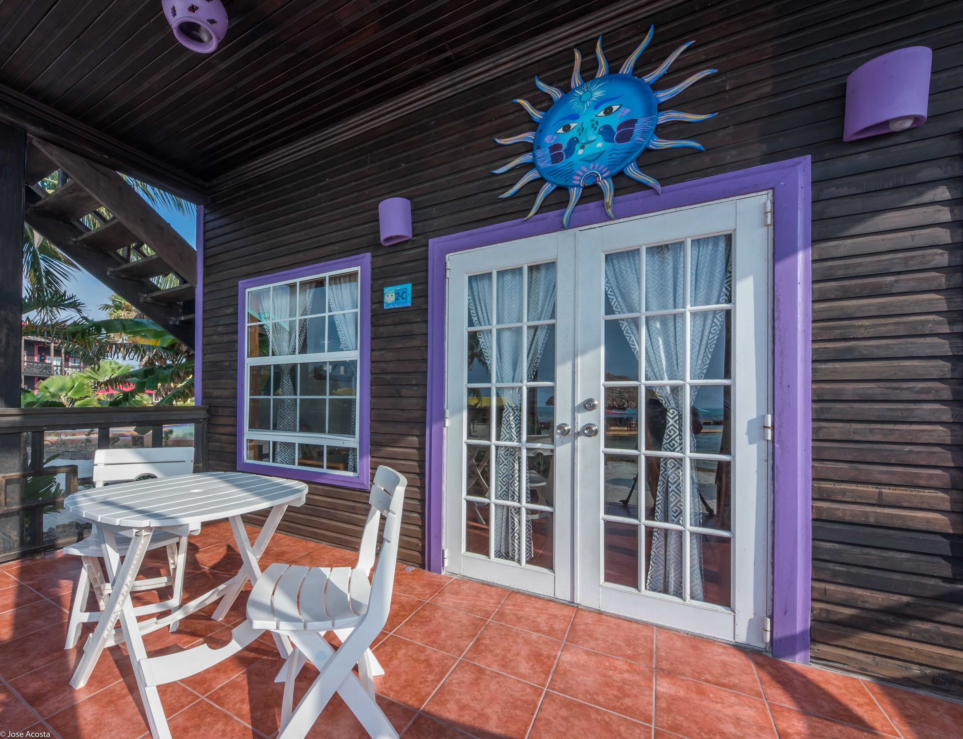 seafront villa | terrace/patio