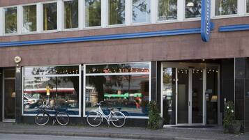 Voorkant van accommodatie