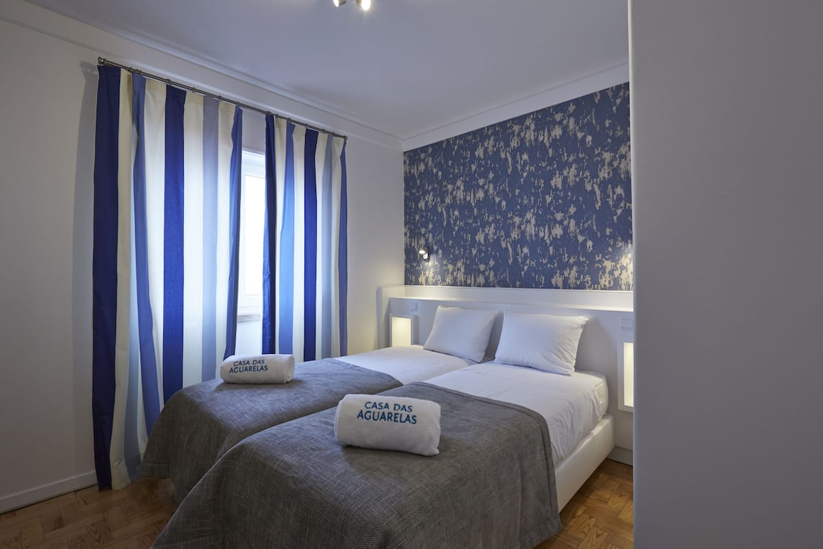 Appartement, 1 slaapkamer, terras, uitzicht op stad | Een minibar, verduisterende gordijnen, geluiddichte muren