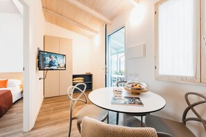 1 habitación y ropa de cama de alta calidad