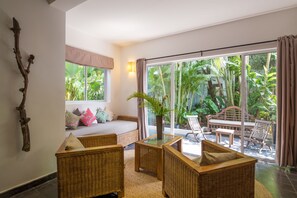 21-inch flat-screen TV with cable channels, TV