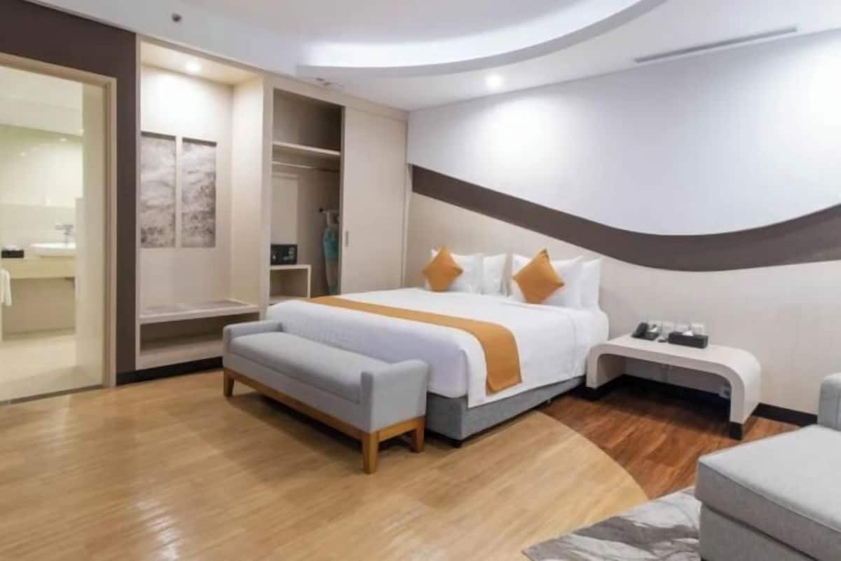 1 slaapkamer, een kluis op de kamer, gratis wifi, beddengoed