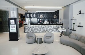 Sitteområde i lobbyen