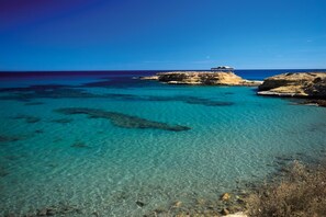 ビーチ、サンラウンジャー、ビーチパラソル、ビーチバー