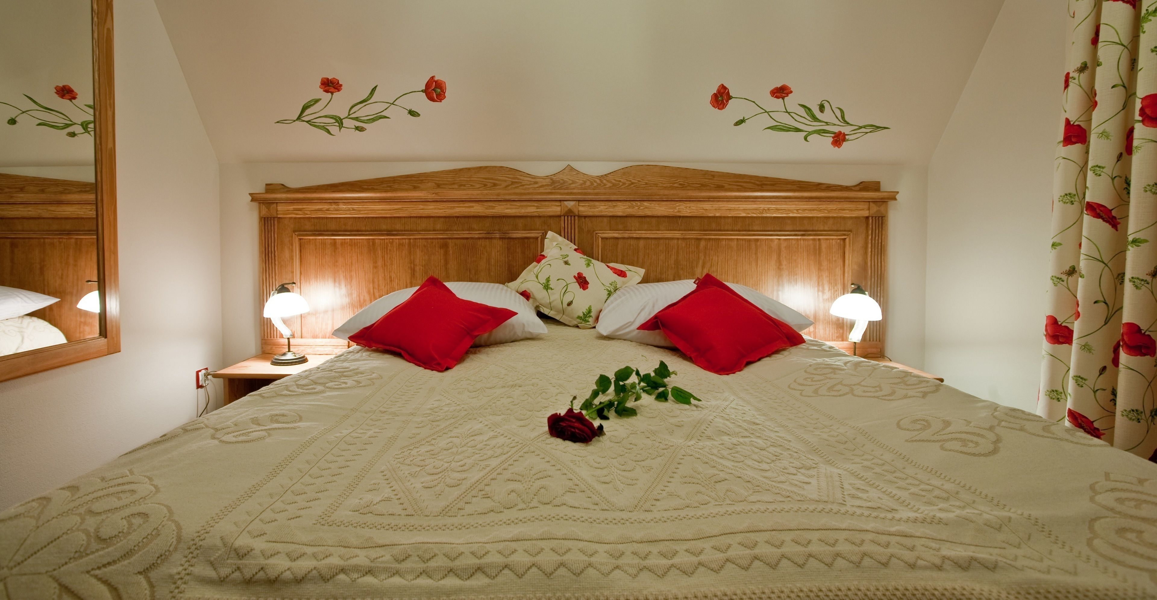 Quarto casal ou duplo | Roupas de cama antialérgicas, individualmente decorados