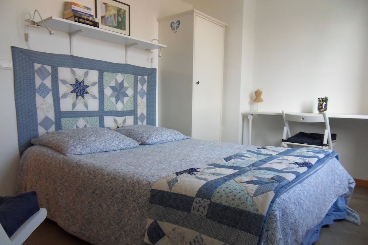 Habitación doble (External Bathroom) | Muebles diferentes, escritorio, cunas gratuitas y wifi gratis
