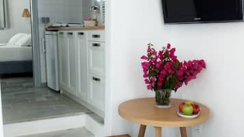 Apartment, Meerblick | Bettwäsche aus ägyptischer Baumwolle, hochwertige Bettwaren