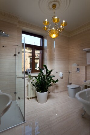 Superior Double or Twin Room, Bathtub | Bathroom | Free toiletries, hair dryer, bathrobes, slippers