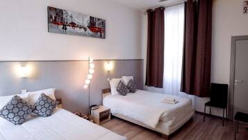 Desk, soundproofing, free cribs/infant beds, rollaway beds