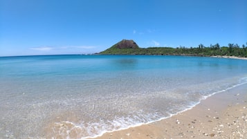 Beach nearby, white sand