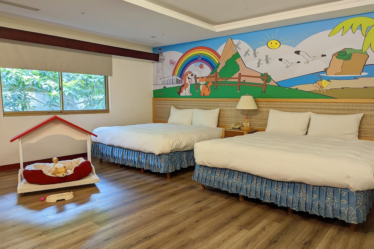 Junior Room, 2 Double Beds, Pets allowed, Annex Building