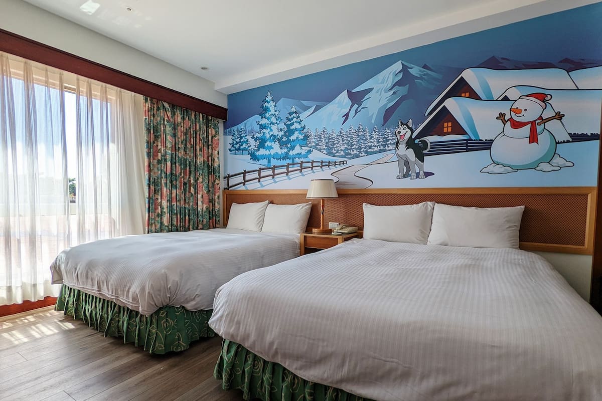 Economy Room, 2 Double Beds, Pets allowed, Annex Building