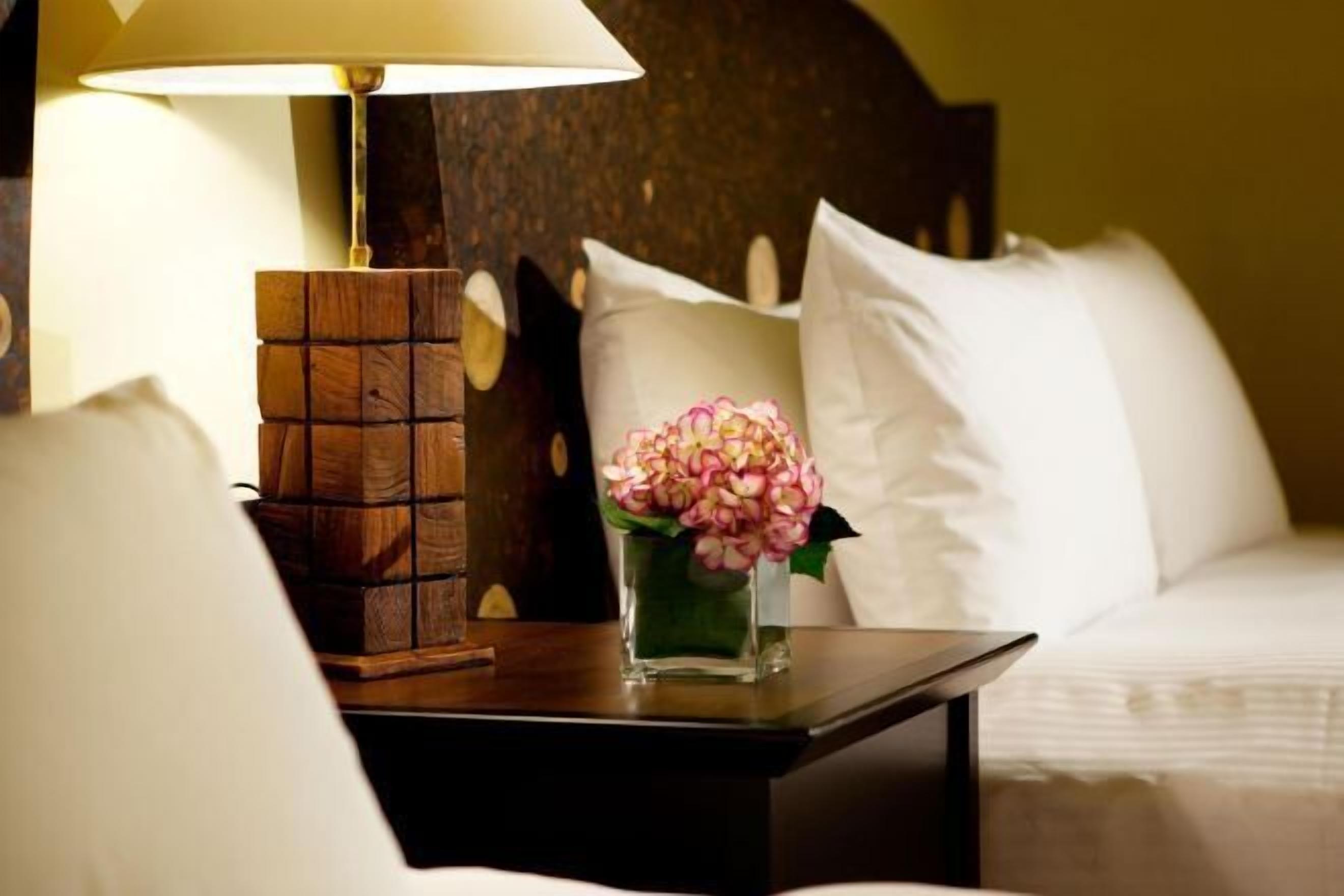 Down comforters, in-room safe, laptop workspace, blackout drapes