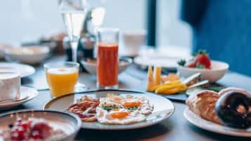 Frokostbuffé er inkludert