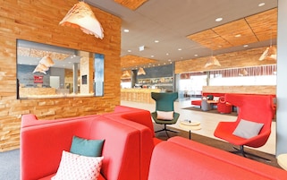 Sala de estar en el lobby