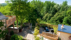 Terrace/patio - Hôtel Troglododo (Azay-le-Rideau)