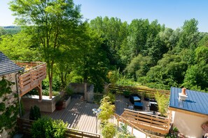 Terrace/patio - Hôtel Troglododo (Azay-le-Rideau)