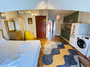 Cobertura luxo | 1 quarto, roupas de cama premium, camas Select Comfort