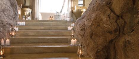 Luxury-Suite, 1 King-Bett | Badezimmer