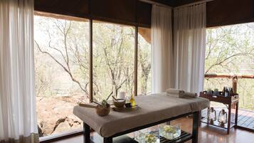 Body treatments, aromatherapy, hot stone massages, deep-tissue massages