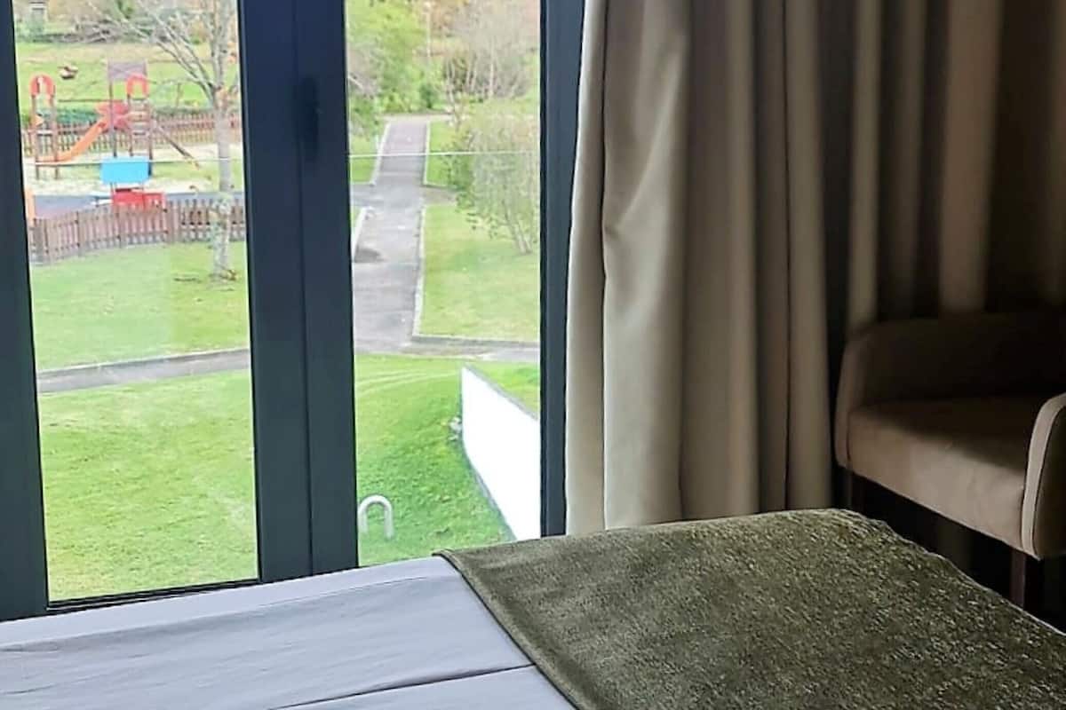 minibar, desk, blackout curtains, soundproofing