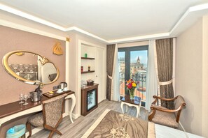 Standard Double or Twin Room | Living area | 32-inch LCD TV with digital channels, TV