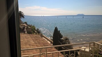 Monolocale, balcone, vista mare | Balcone