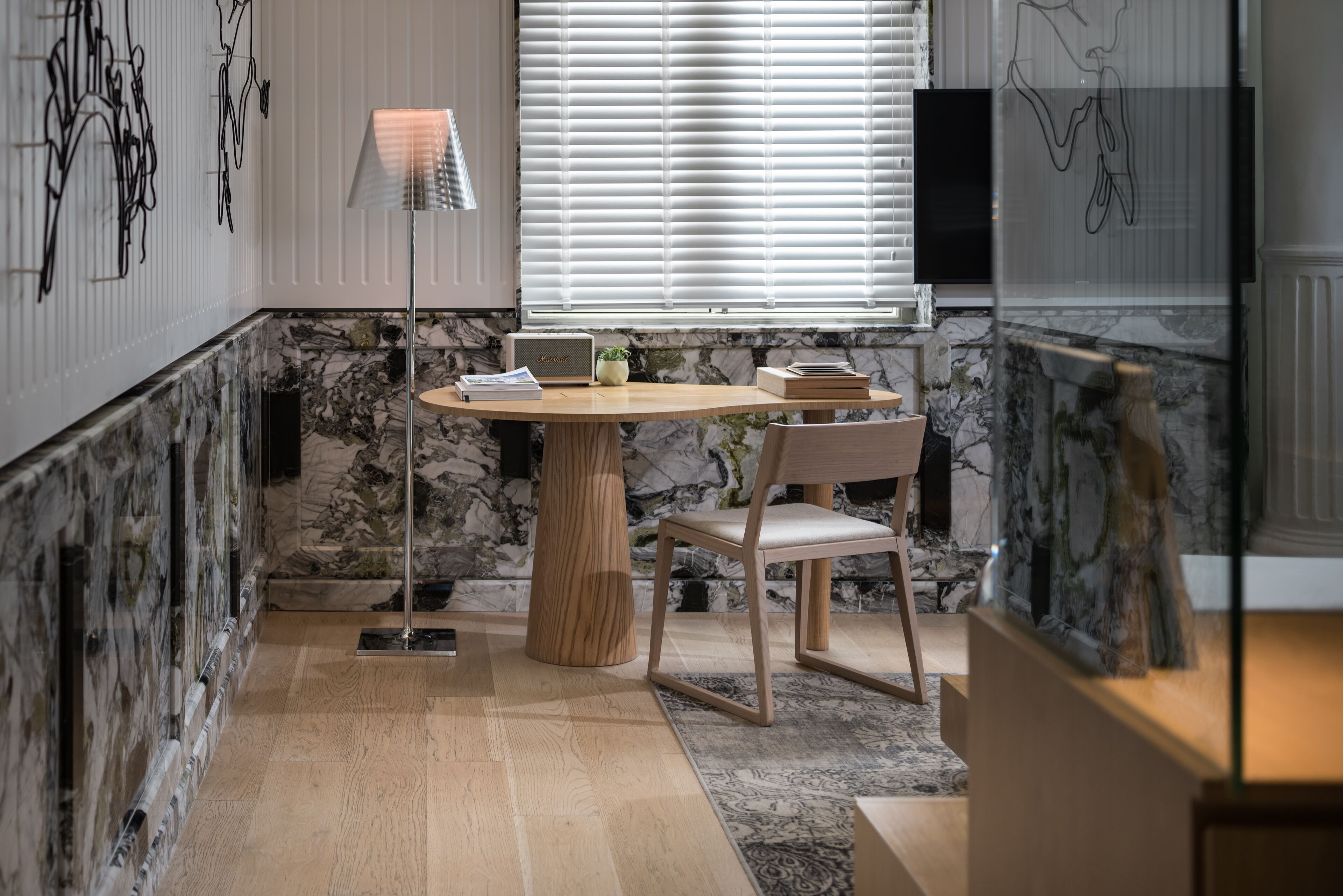 deluxe room, 1 king bed | living area | 55-inch flat-screen tv with satellite channels, tv, mp3 dock