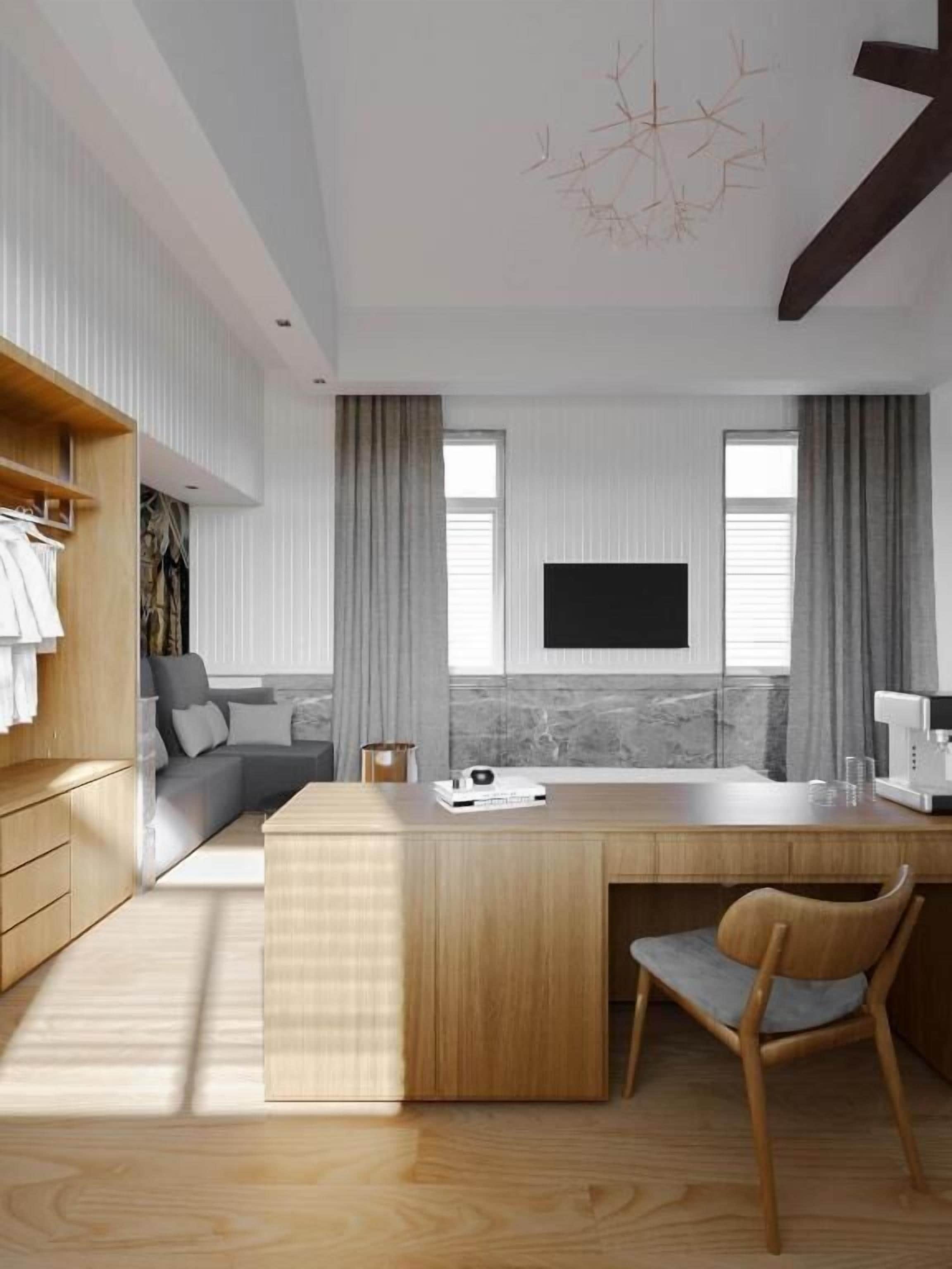 deluxe room, 1 king bed | premium bedding, free minibar, in-room safe, soundproofing