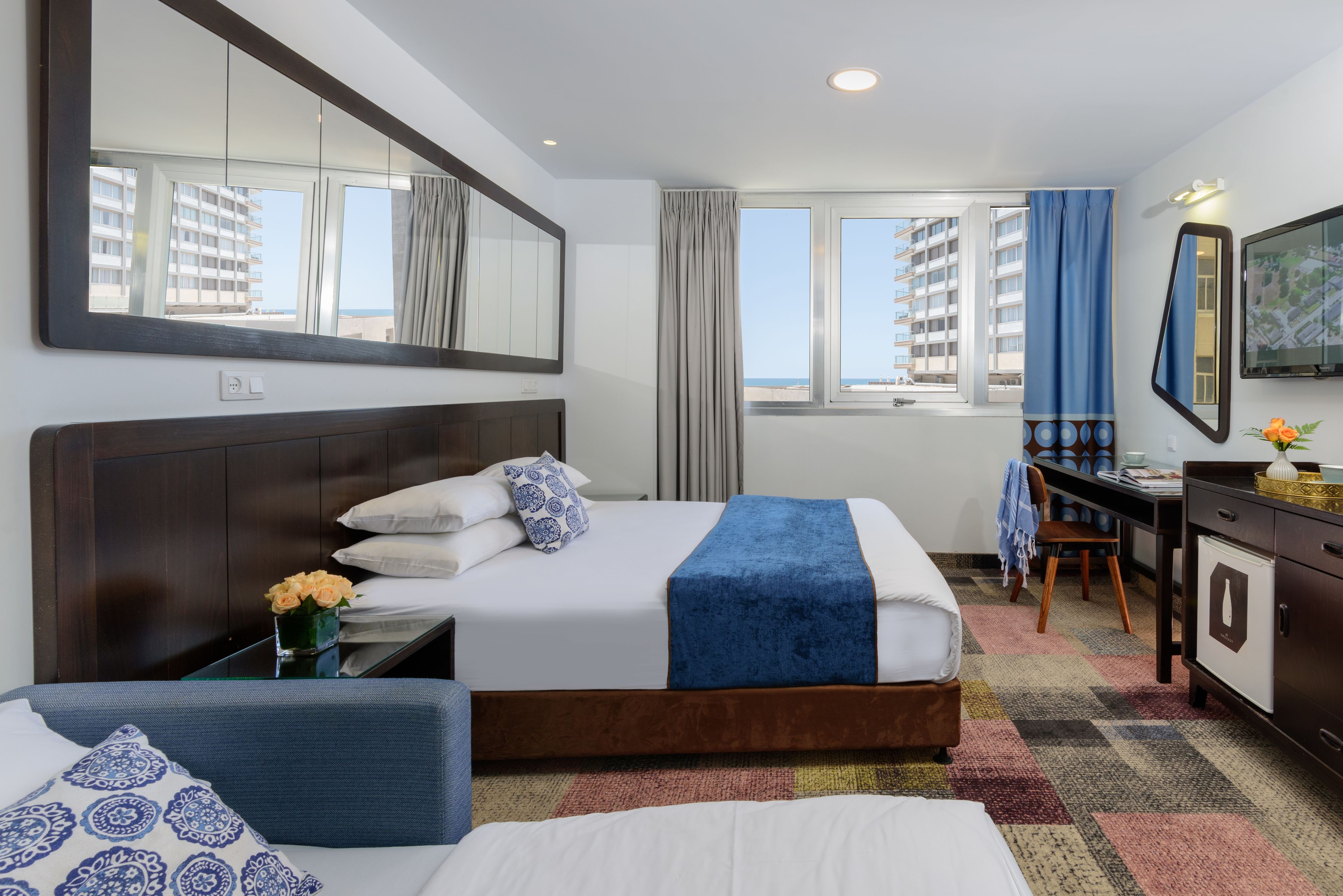 in-room safe, desk, laptop workspace, iron/ironing board