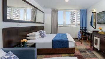 In-room safe, desk, laptop workspace, iron/ironing board